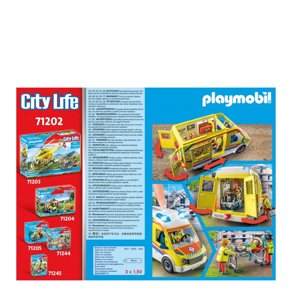 City Life Ambulance Met Licht En Geluid - 71202|Playmobil Cheap