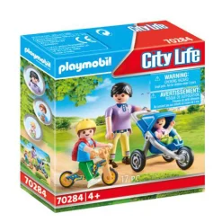 City Life Mama Met Kinderen 70284|Playmobil Online