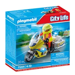 City Life Noodmotorfiets Met Zwaailicht - 71205|Playmobil Cheap