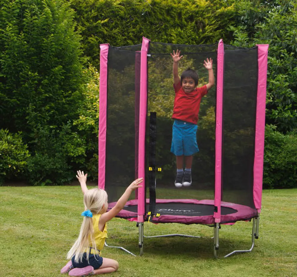 Junior Trampoline Met Veiligheidsnet O140 Cm|Plum Store