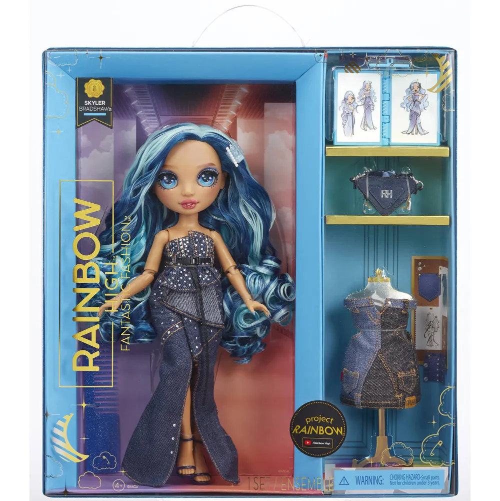 Fantastic Fashion Skyler - Blauwe Pop|Rainbow High Cheap