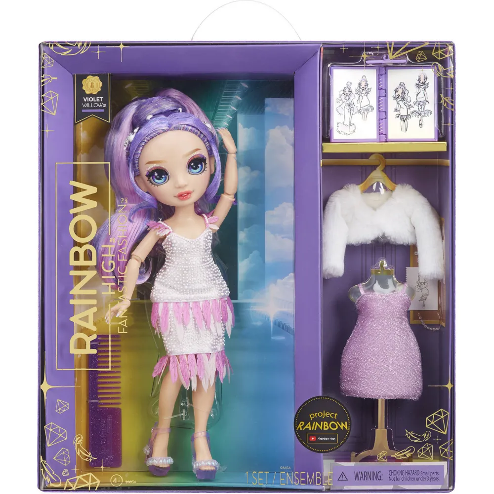 Fantastic Fashion Violet Willow - Paarse Pop|Rainbow High Cheap