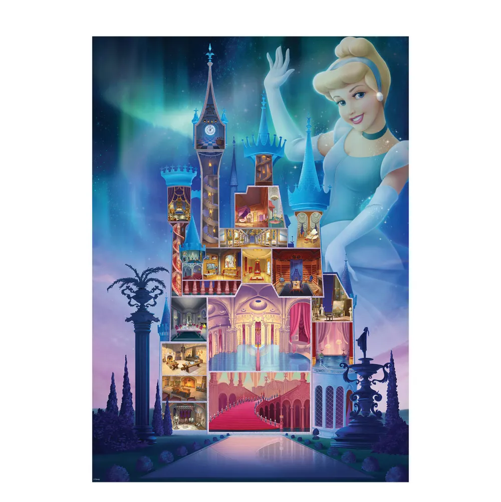 Disney Castles Cinderella Legpuzzel 1000 Stukjes|Ravensburger New