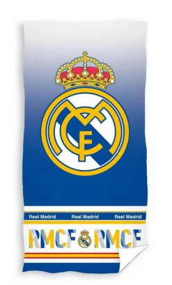 Discount Real Madrid Kinderstrandlaken (70X140 Cm) Blauw