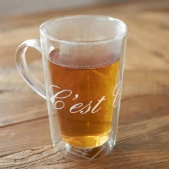 Sale Riviera Maison C'Est Chaud Theeglas (O9 Cm)
