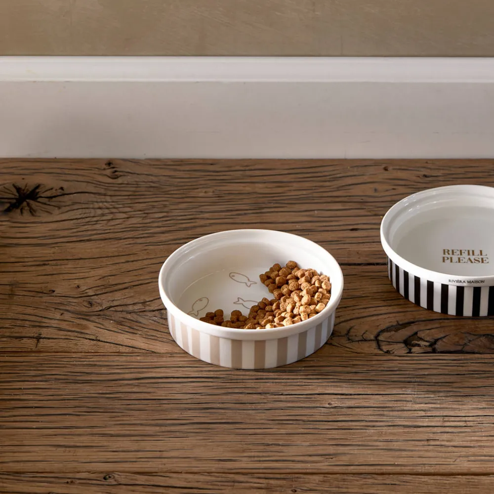 New Riviera Maison Katten Voerbak - A Fish Tale Cat Bowl - S (O 15,5X4,5 Cm)