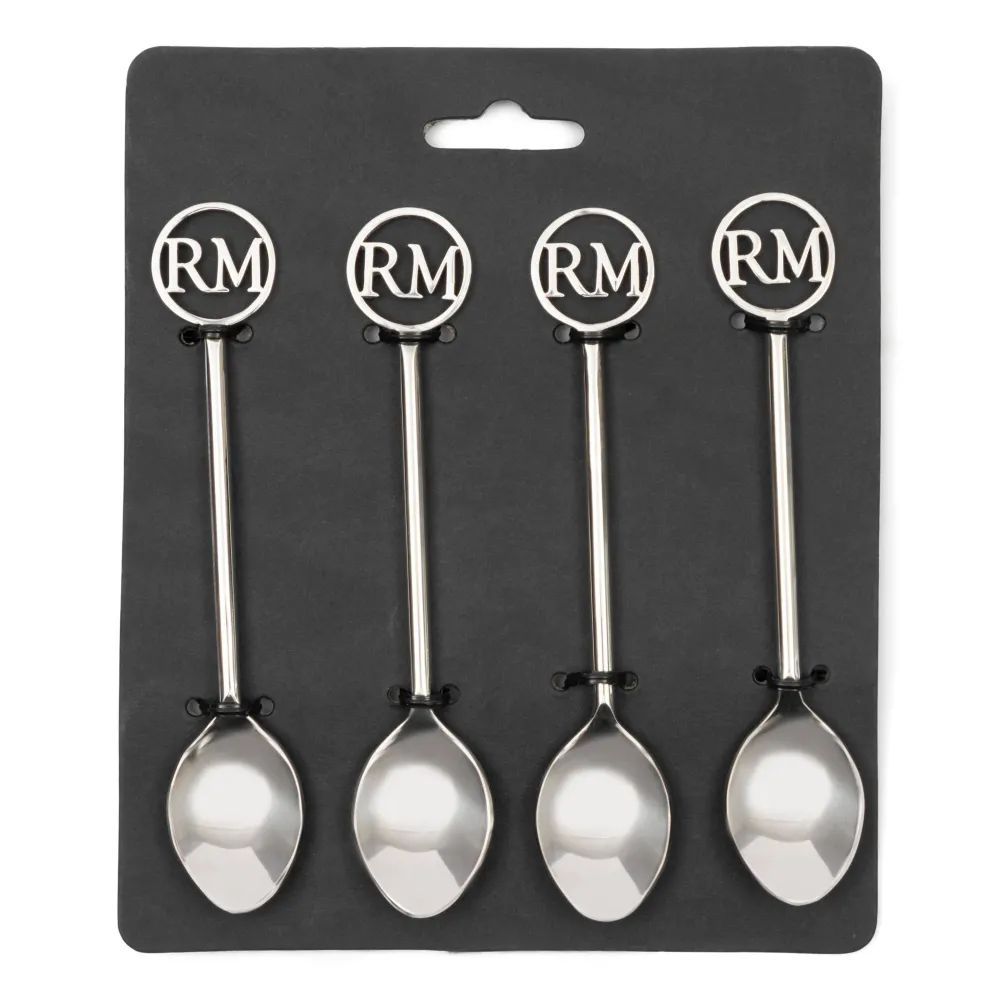 Outlet Riviera Maison Rm Monogram Koffielepel (Set Van 4)