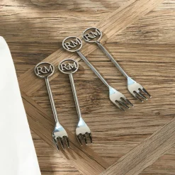 Flash Sale Riviera Maison Rm Monogram Gebaksvorkje (Set Van 4)