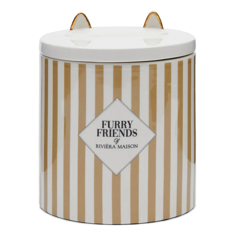 Cheap Riviera Maison Voorraadpot Furry Friends Cat Food Storage Jar (18X21,5 Cm)