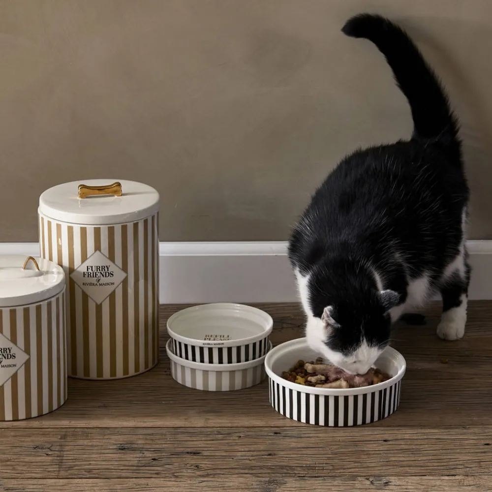 Cheap Riviera Maison Voorraadpot Furry Friends Cat Food Storage Jar (18X21,5 Cm)
