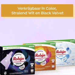 Shop Robijn Classics Black Velvet Wasmiddeldoekjes - 4 X 16 Wasstrips - Voordeelverpakking - 64 Wasbeurten