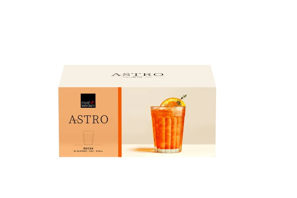 Outlet Royal Leerdam Astro Waterglazen (Set Van 6)