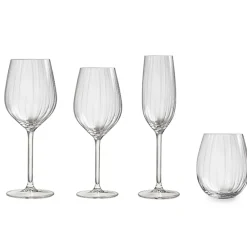 Store Royal Leerdam Champagneglas Plisse (Set Van 4)