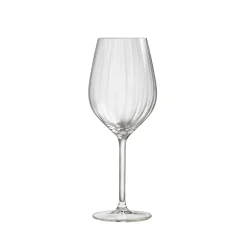 Store Royal Leerdam Wijnglas Wit Plisse (Set Van 4)