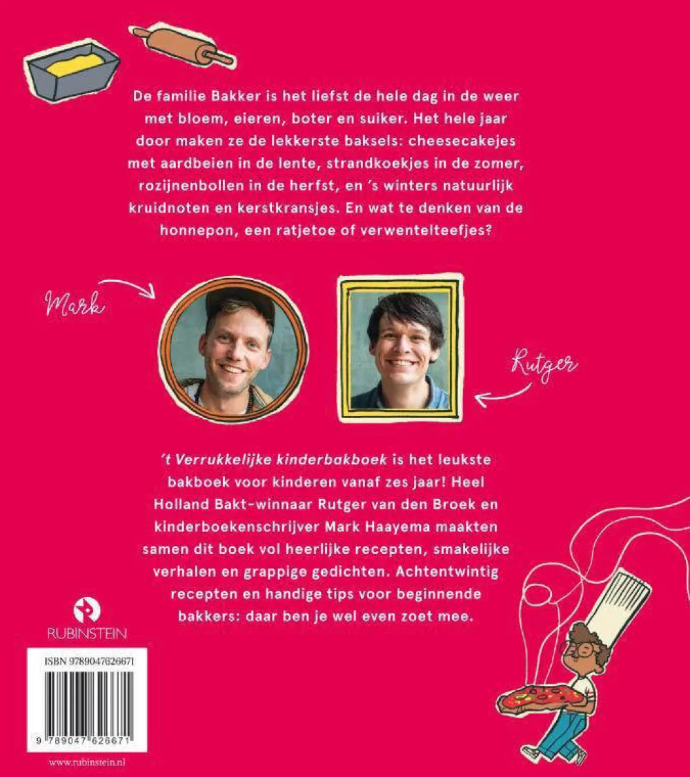 Rutger Van Den Broek En Mark Haayema 'T Verrukkelijke Kinderbakboek|wehkamp Discount