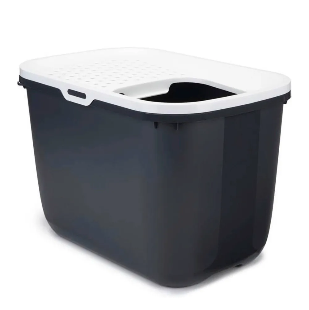 Discount Savic Hop In - Kattenbak - Grijs - 58X38,5X39,5 Cm