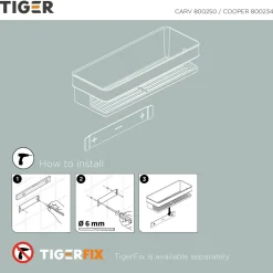 Fashion Tiger Douchemand Carv (10,5X28 Cm)
