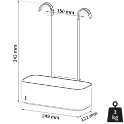 Best Sale Tiger Ophangbaar Douchemandje 2-Store (34,3X24,9X12,2 Cm)