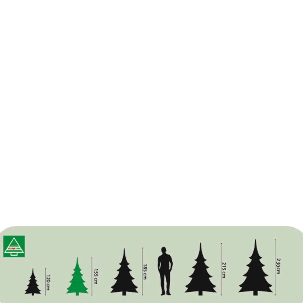 Sale Triumph Tree Kerstboom Forest Frosted (H155 X O119 Cm)