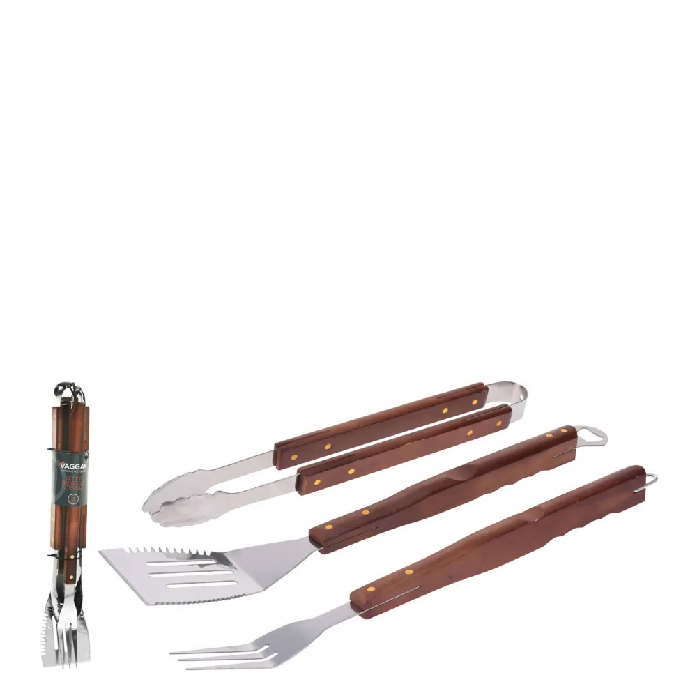 Barbecue Gereedschap 3-Delig|Vaggan Shop
