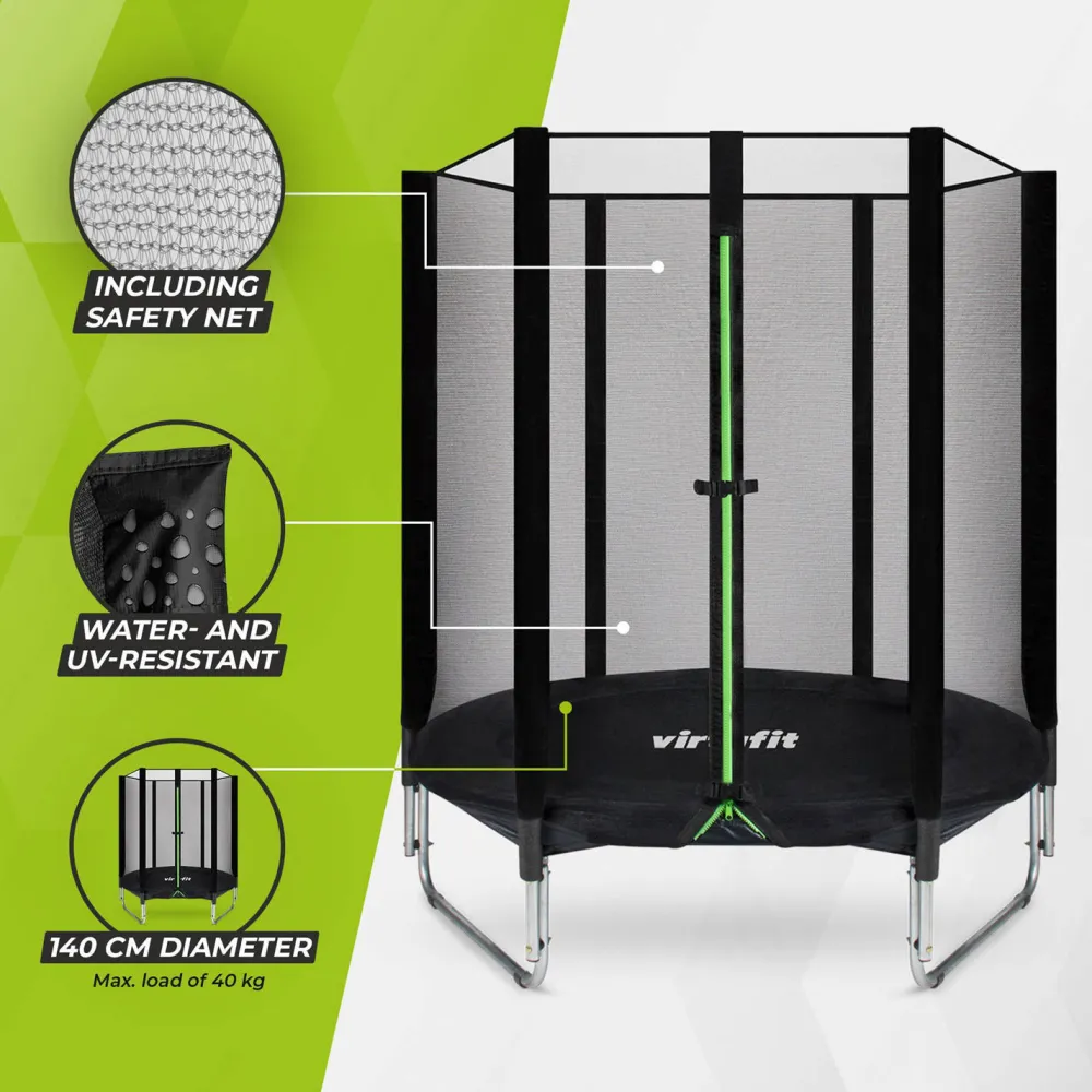 Kindertrampoline 145 X 145 X 160 Cm|Virtufit Cheap