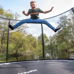 Premium Trampoline Met Veiligheidsnet 251 X 251 X 51 Cm|Virtufit Cheap