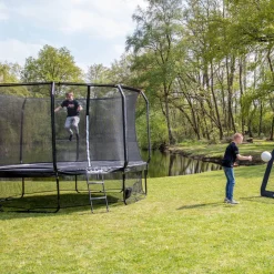 Premium Trampoline Met Veiligheidsnet 251 X 251 X 51 Cm|Virtufit Cheap
