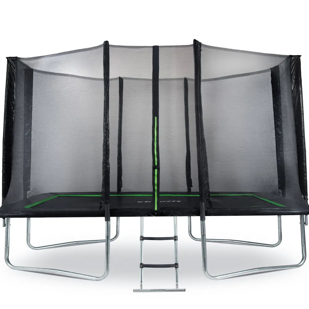 Trampoline Met Veiligheidsnet 244 X 366 X 85 Cm|Virtufit Best Sale