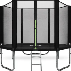 Trampoline Met Veiligheidsnet 244 X 244 X 51 Cm|Virtufit New