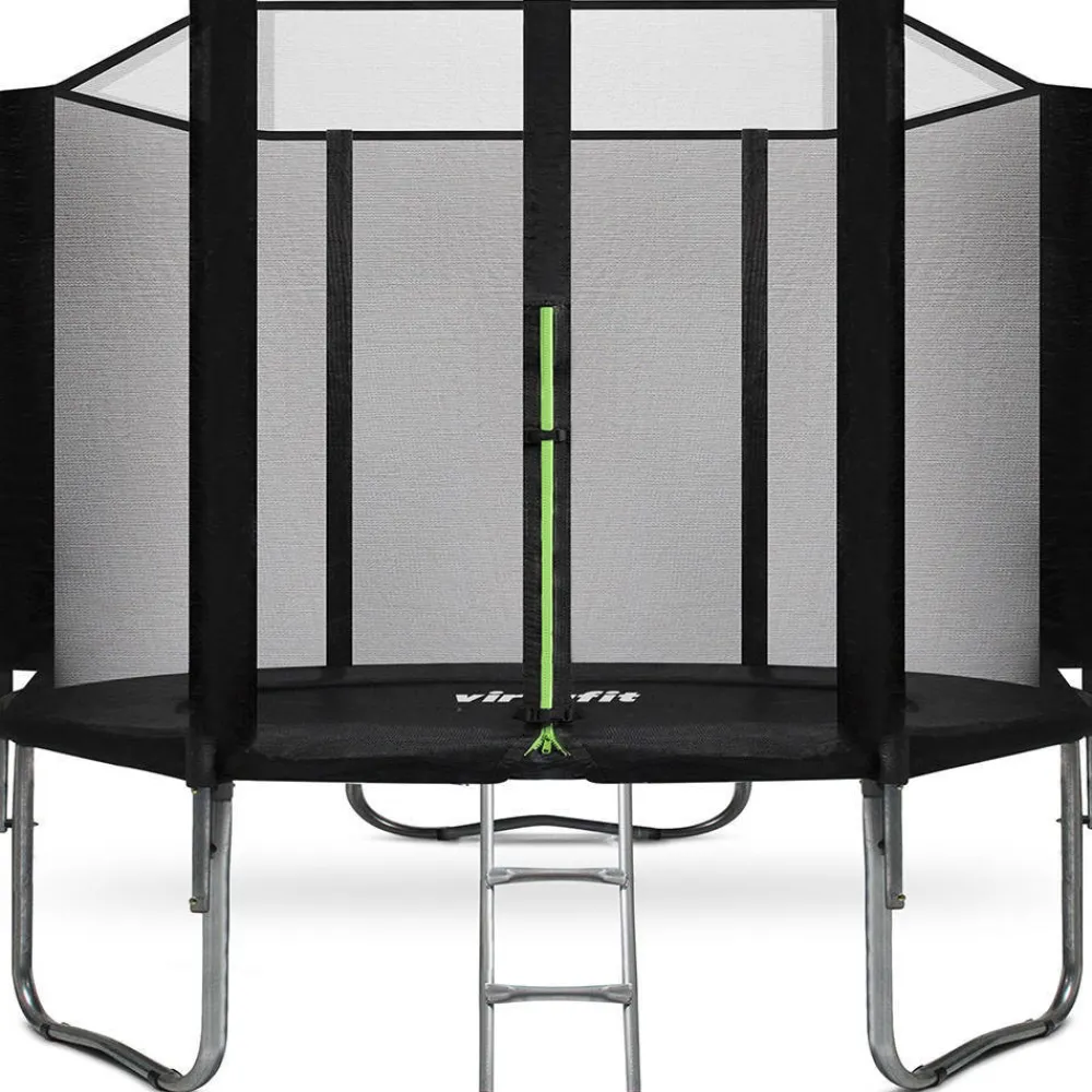 Trampoline Met Veiligheidsnet 244 X 244 X 51 Cm|Virtufit New