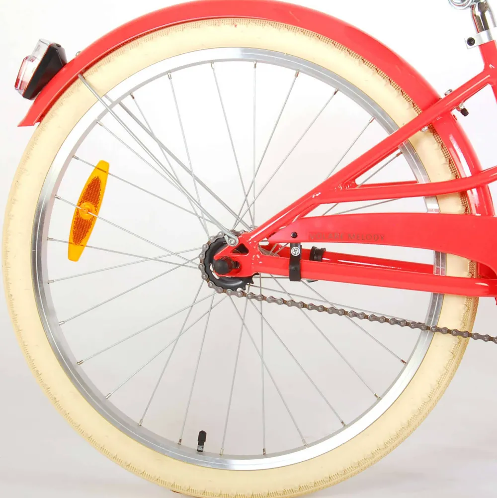Melody Kinderfiets 24 Inch Pastel Rood|Volare Flash Sale