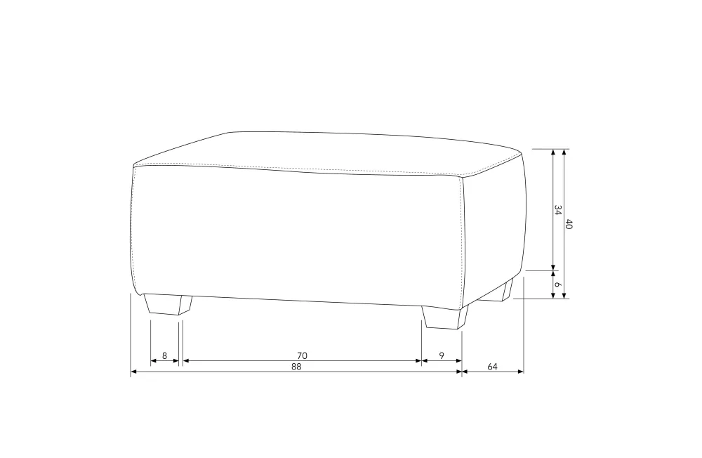 Hocker Hollandia|vtwonen Outlet