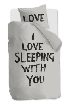 Best Sale vtwonen Katoenen Dekbedovertrek 1 Persoons Love Sleep (140X220 Cm)