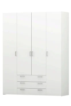 Flash Sale W 4-Deurs Kledingkast Space
