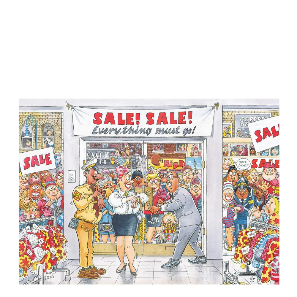 Retro Mystery 7 - Uitverkoop! Legpuzzel 1000 Stukjes|Wasgij Flash Sale
