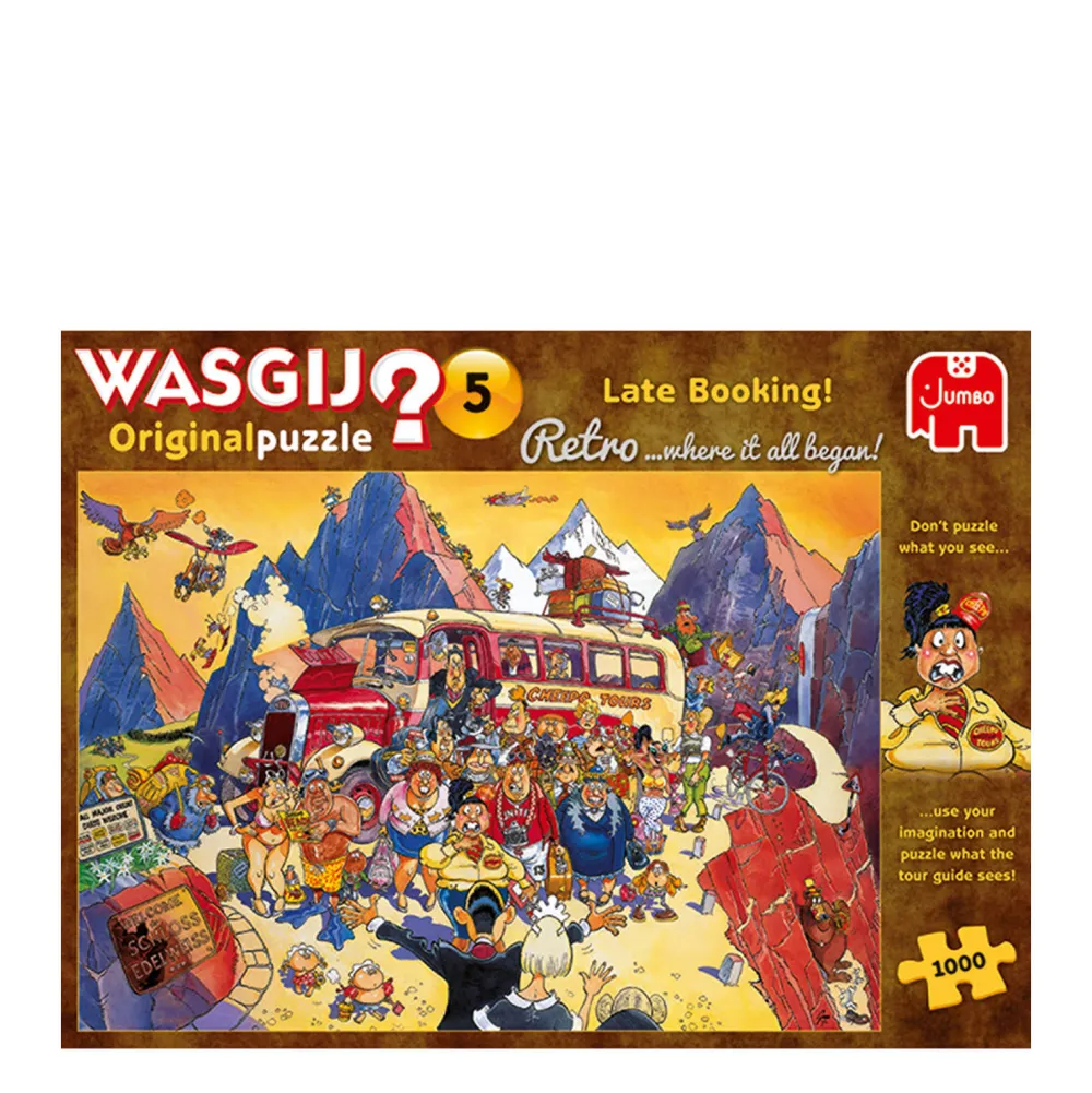 Retro Original 5 Last-Minute Boeking! Legpuzzel 1000 Stukjes|Wasgij Cheap