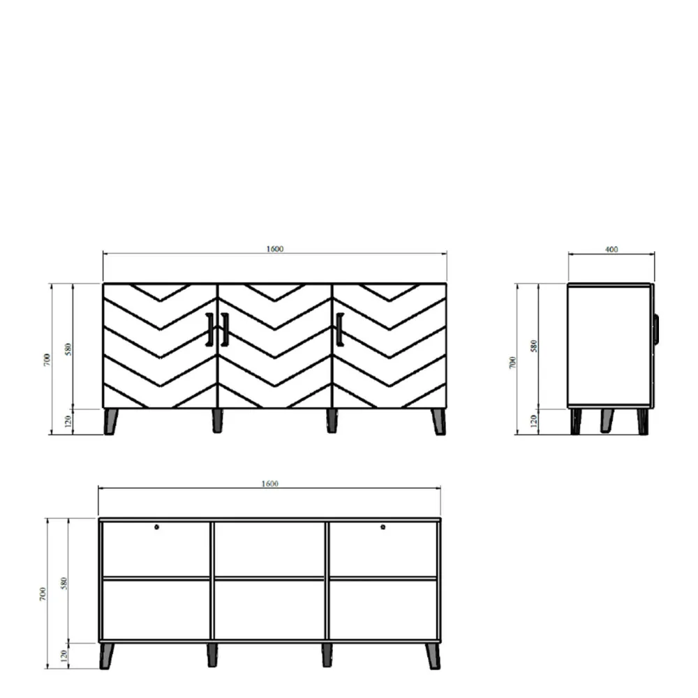 Outlet Wehkamp Home Dressoir Silk