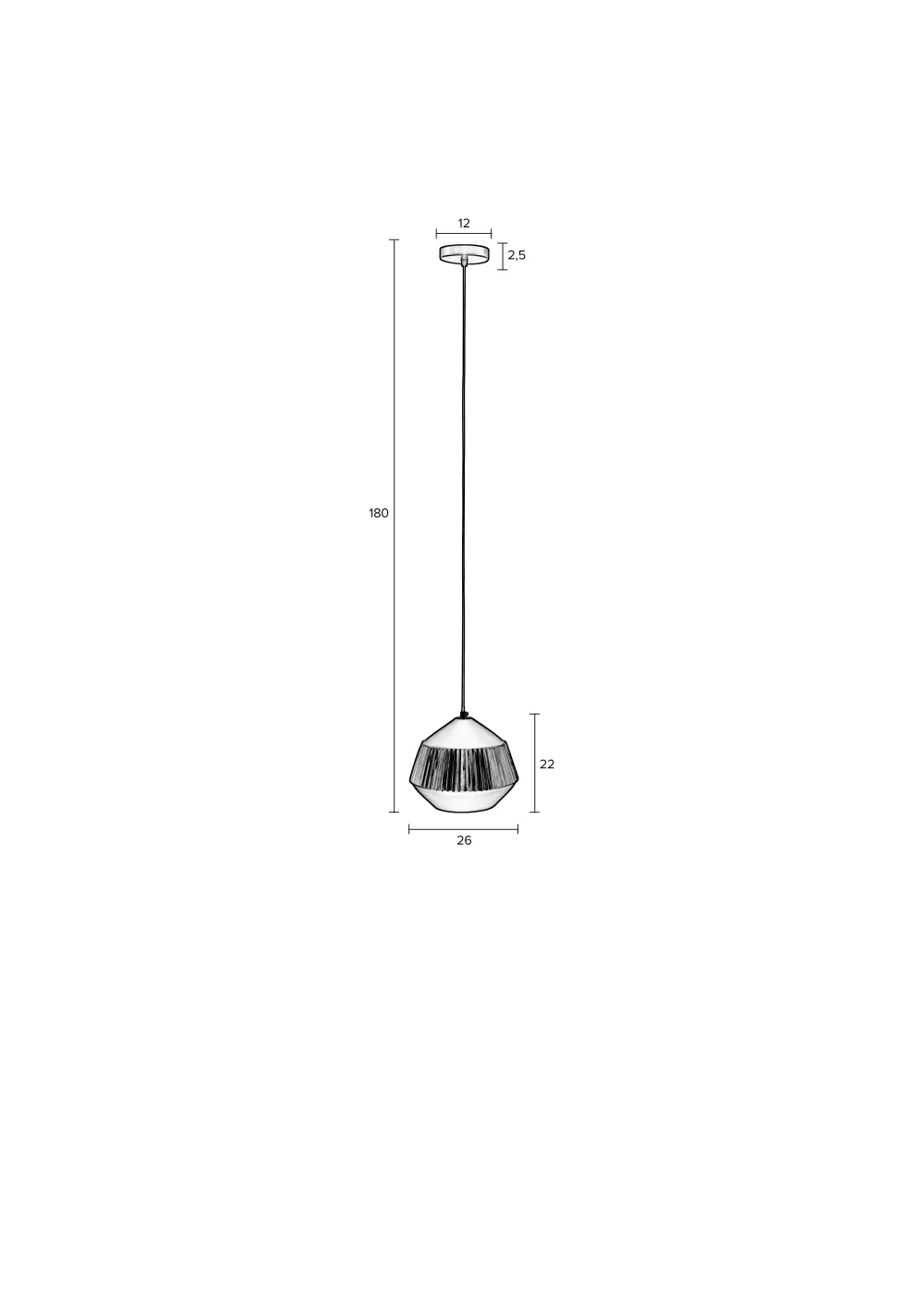 Sale Wehkamp Home Hanglamp Aysa Breed