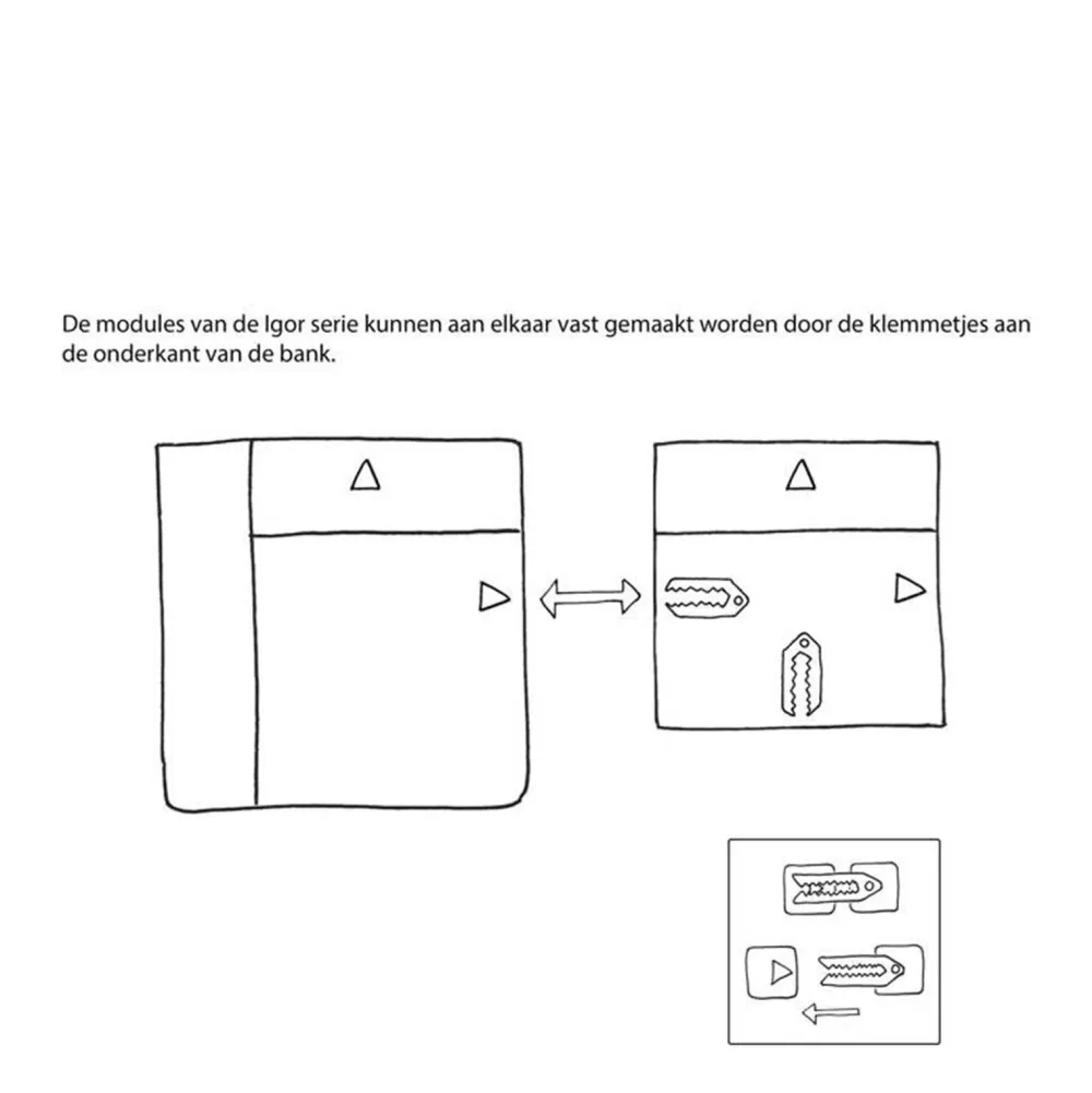 Fashion Wehkamp Home Hoekbank Links Igor Met Hocker