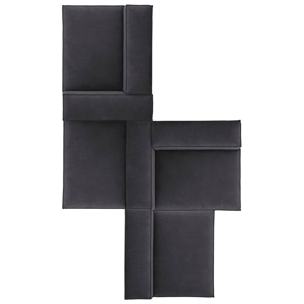 Shop Wehkamp Home Igor 4-Zits Bank Met Hocker Iii