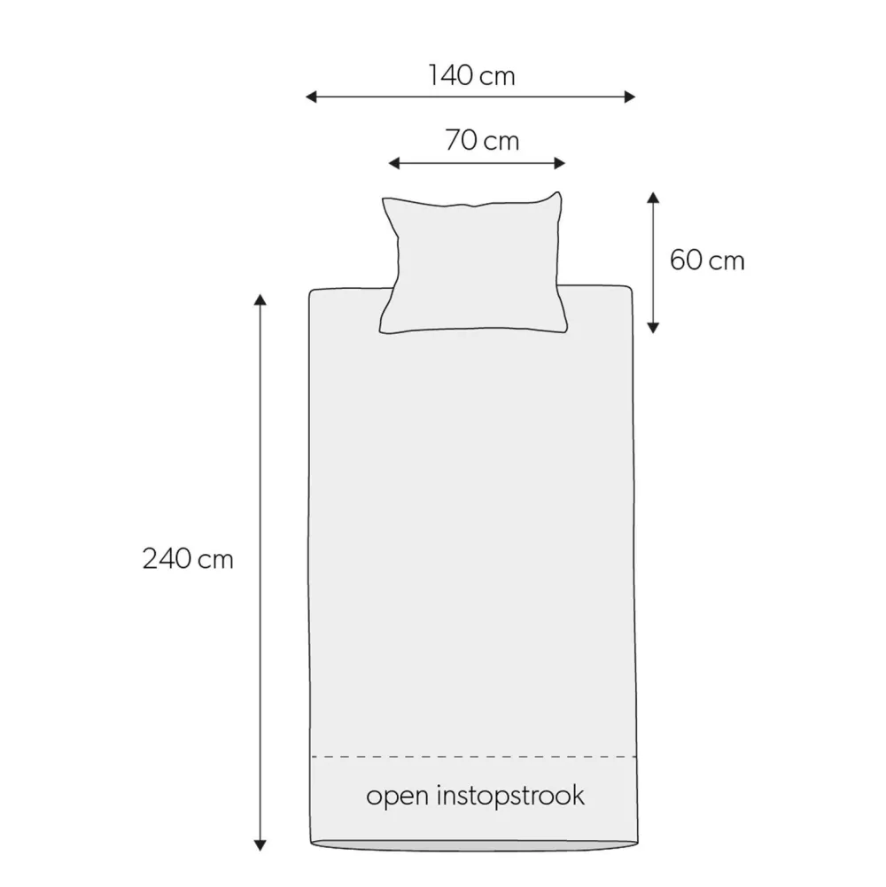 Store Wehkamp Home Katoenen Dekbedovertrek 1 Persoons (140X220 Cm)