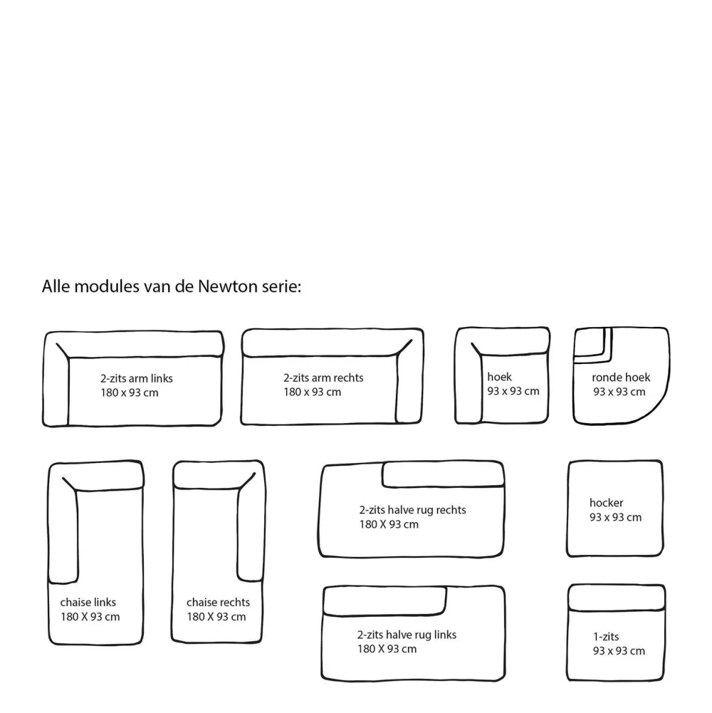 Fashion Wehkamp Home Newton Modulair Bankelement (Boucle ) (Chaise Rechts)