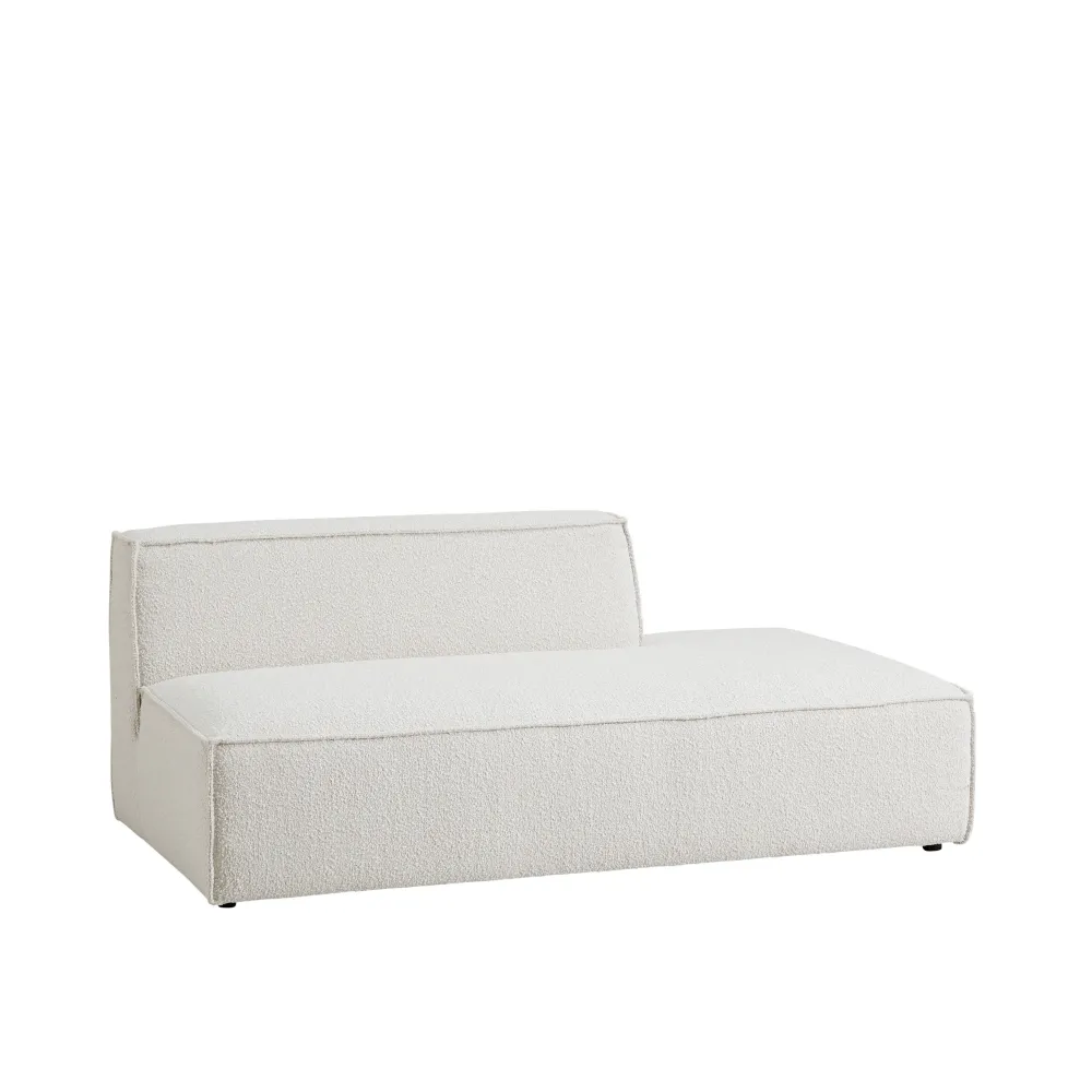 Shop Wehkamp Home Newton Modulair Bankelement (Boucle ) (2-Zits Halve Rug Links)