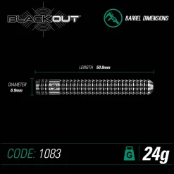Blackout Steeltip Dartpijlen 24Gr|Winmau Cheap