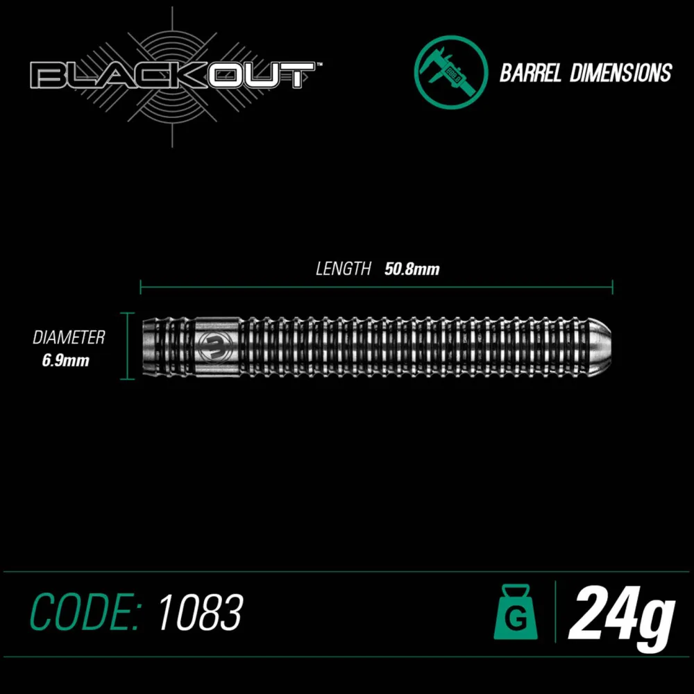 Blackout Steeltip Dartpijlen 24Gr|Winmau Cheap