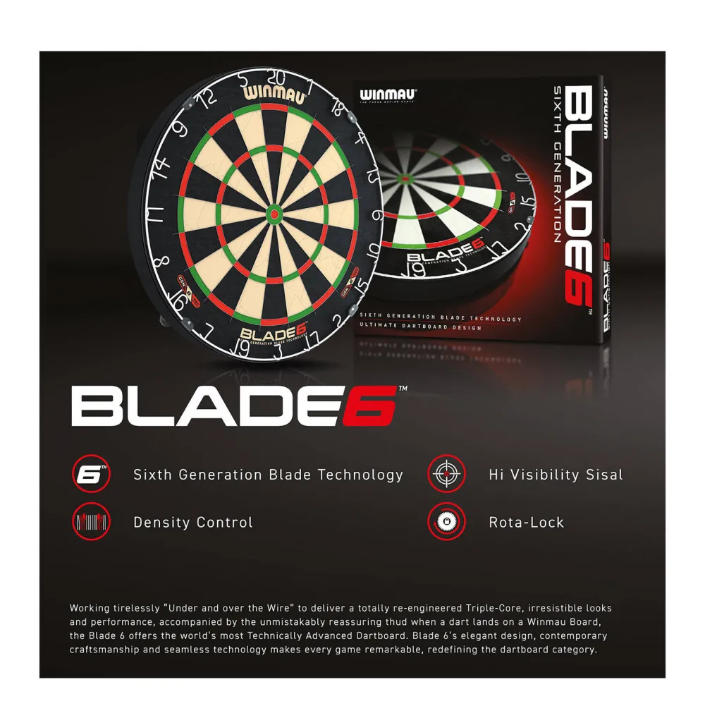Blade 6 Dartbord|Winmau Online