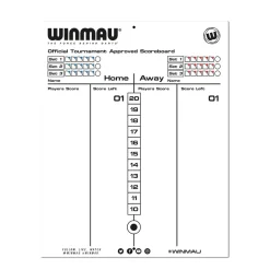 Whiteboard Scoreboard 40 X 30|Winmau Sale