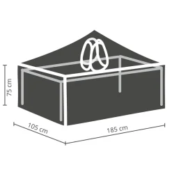 Tuinmeubelhoes Tafel Tot 180 Cm + Bobbin|Winza Outdoor Covers Hot