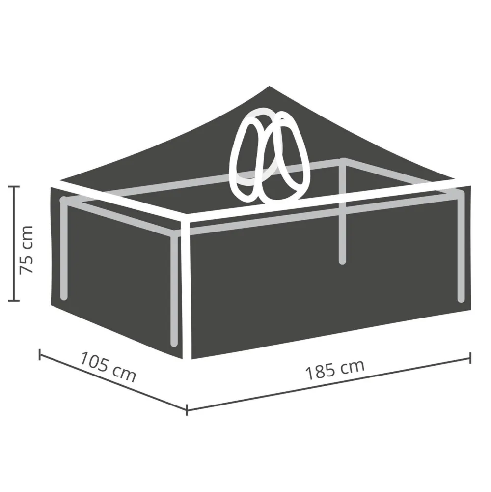 Tuinmeubelhoes Tafel Tot 180 Cm + Bobbin|Winza Outdoor Covers Hot