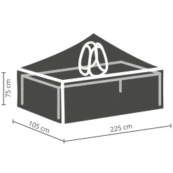 Tuinmeubelhoes Tafel Tot 220 Cm + Bobbin|Winza Outdoor Covers New